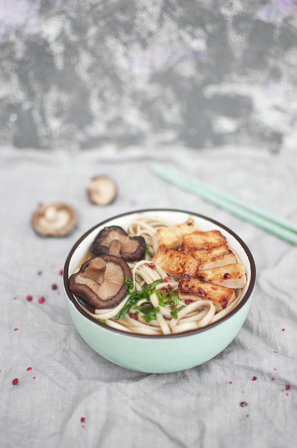 A Bowl Of Japanese Ramen Noodle Soup Photograph by Kachel Katarzyna