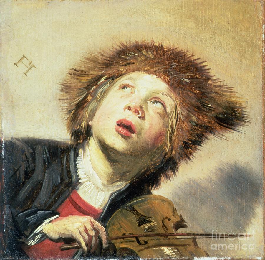 A Boy With A Viol Painting by Frans Hals
