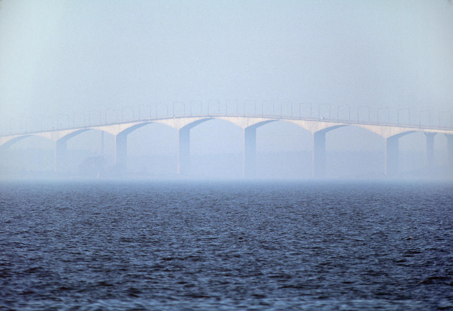A Bridge In The Fog Sweden Photograph by Per Eriksson