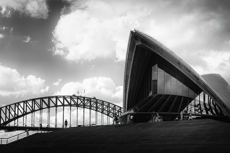 Architecture Photograph - A Bridge To Opera by Michel Groleau