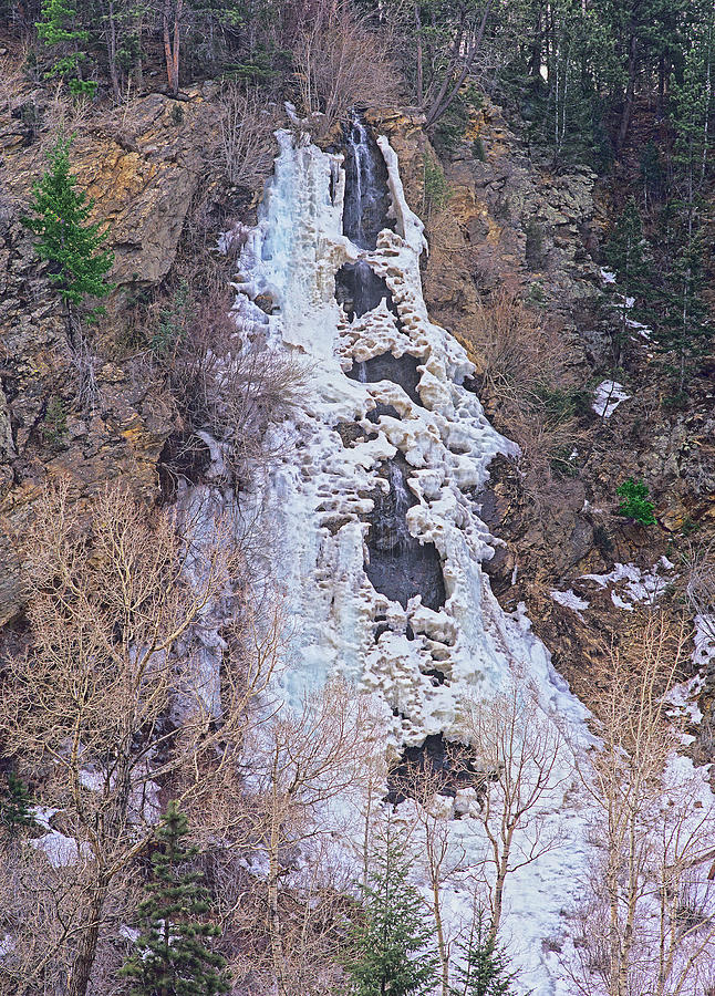 Hymeneal Namesake Bridal Veil Falls Idaho Springs Colorado Photograph By Bijan Pirnia