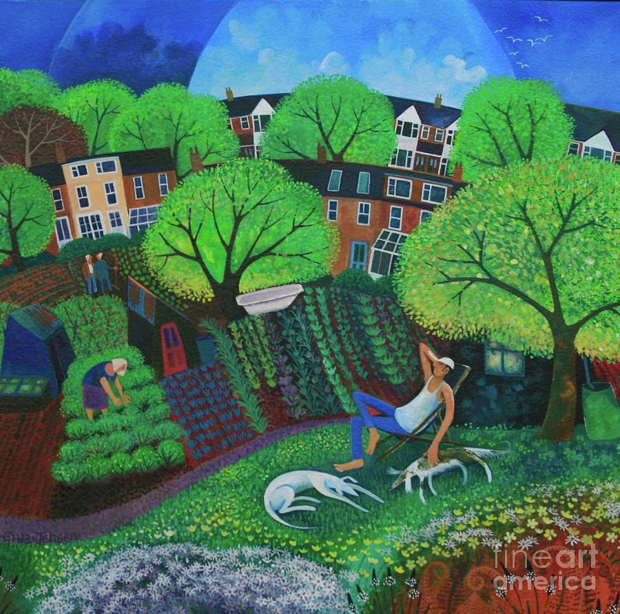 A Casual Approach Painting by Lisa Graa Jensen