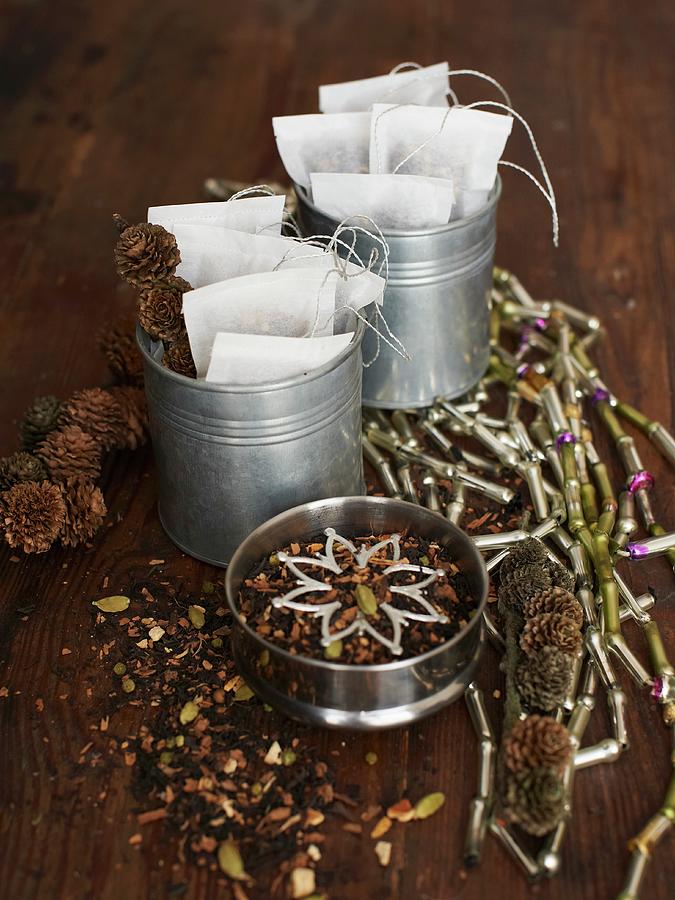 A Chai Tea Mixture As A Christmas Present Photograph by Hannah Kompanik