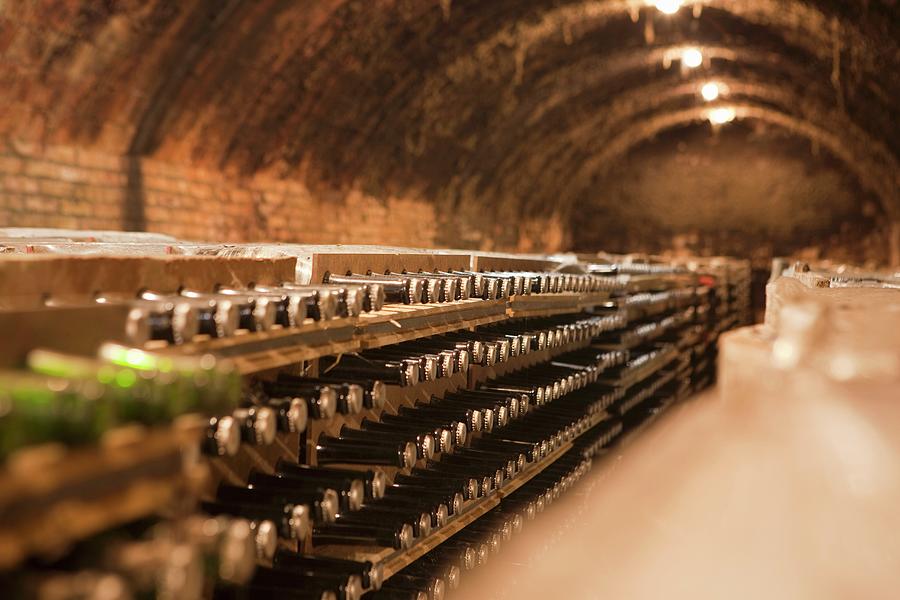 A Champagne Cellar Photograph by Foodografix