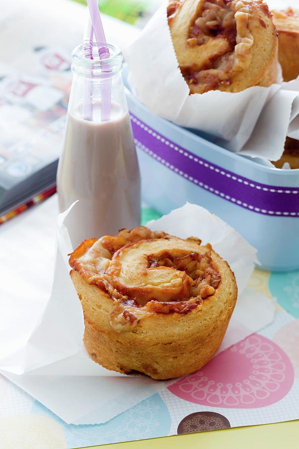 A Cheese And Bacon Bun And A Chocolate Shake Photograph by Andrew Young