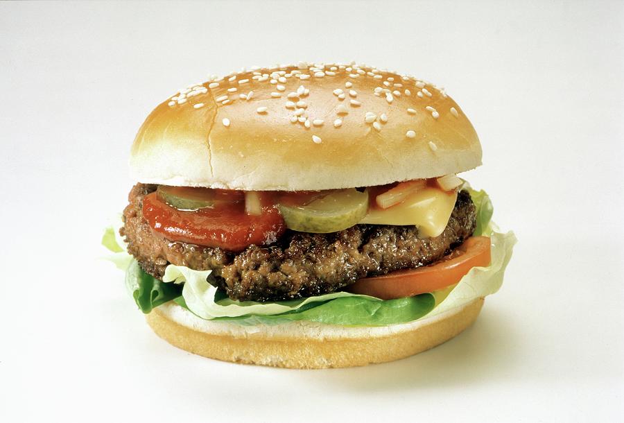 A Cheeseburger Photograph by Eising Studio - Food Photo & Video