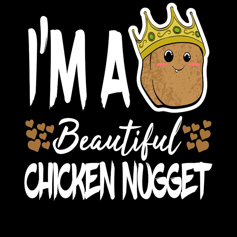 18x18 Multicolor Nuggets for Life Apparel & Designs 18th Birthday Adult Chicken Nuggets Throw Pillow 