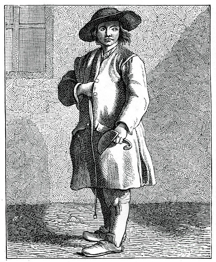 A Chimney Sweep, 1737-1742.artist by Print Collector