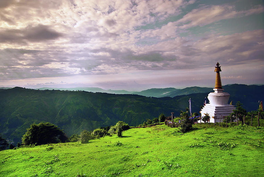 A Chorten Or Stupa At Chitre Photograph by Tabrez