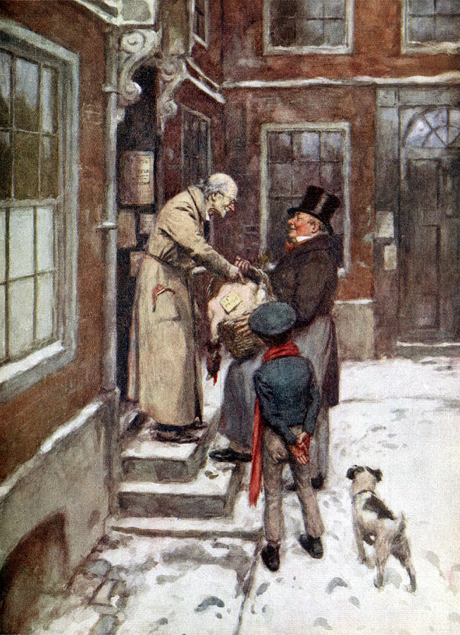 A Christmas Carol, Merry Christmas Photograph by Science Source