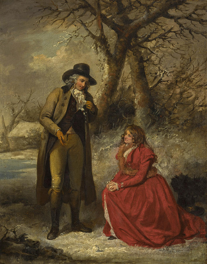 A Christmas Gambol Painting by George Morland