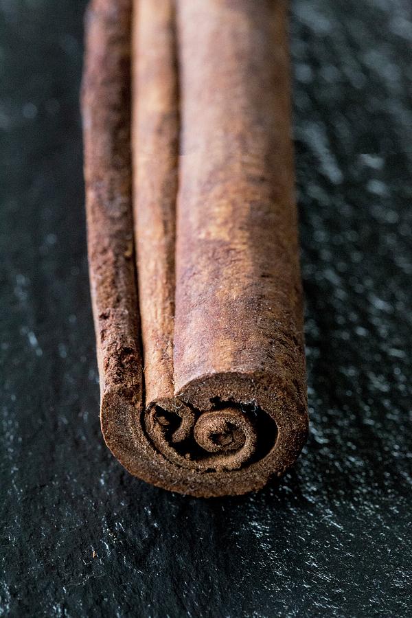 A Cinnamon Stick close-up View Photograph by Nicole Godt