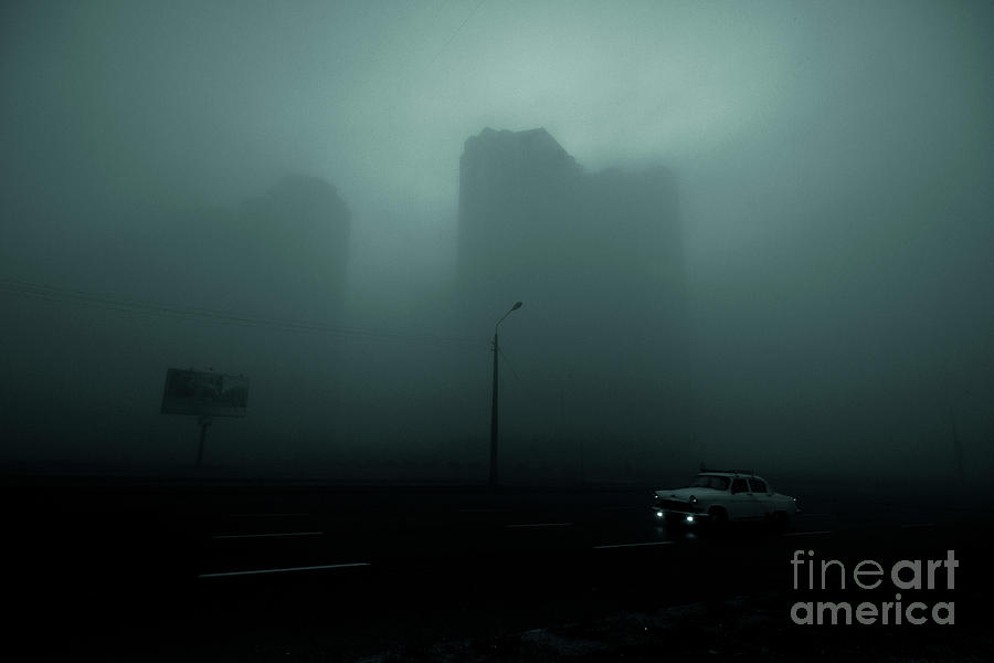 A City Shrouded In Fog Photograph by Stas Muhin
