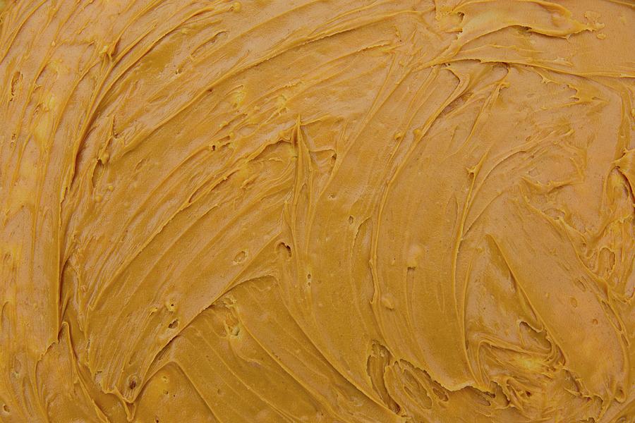 A Close-up Of Peanut Butter Photograph by Esther Hildebrandt