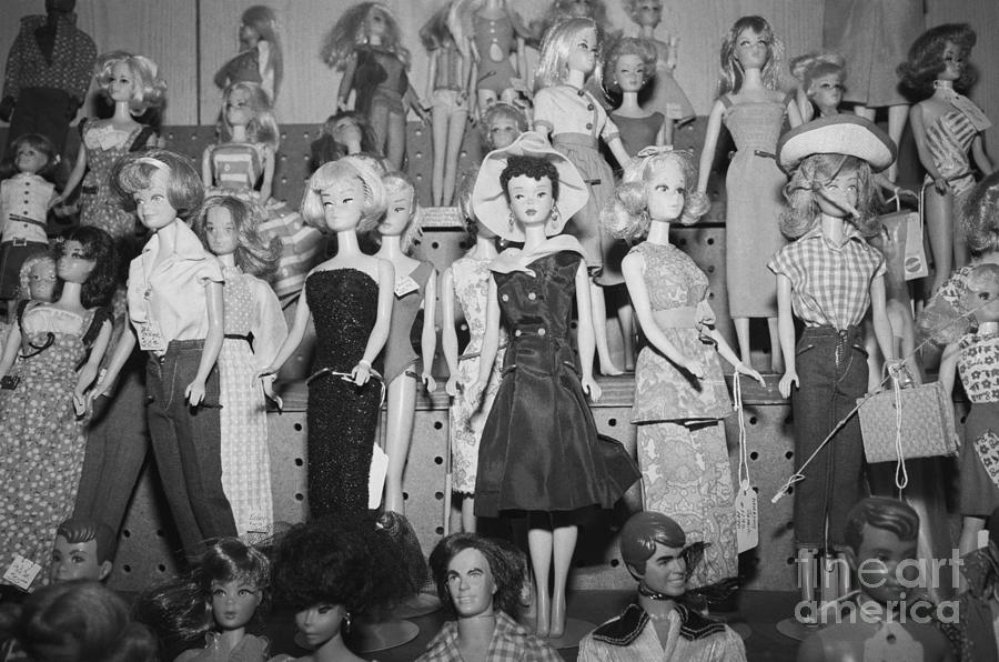 A Collection Of Barbie Dolls Photograph by Bettmann