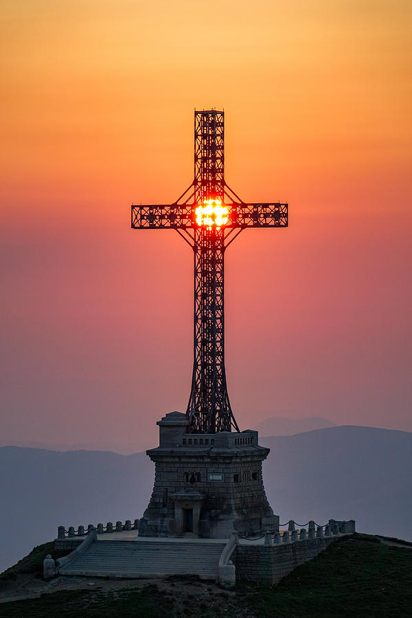 A Colorful Sunrise In Bucegi Mountains In Romania. Photograph