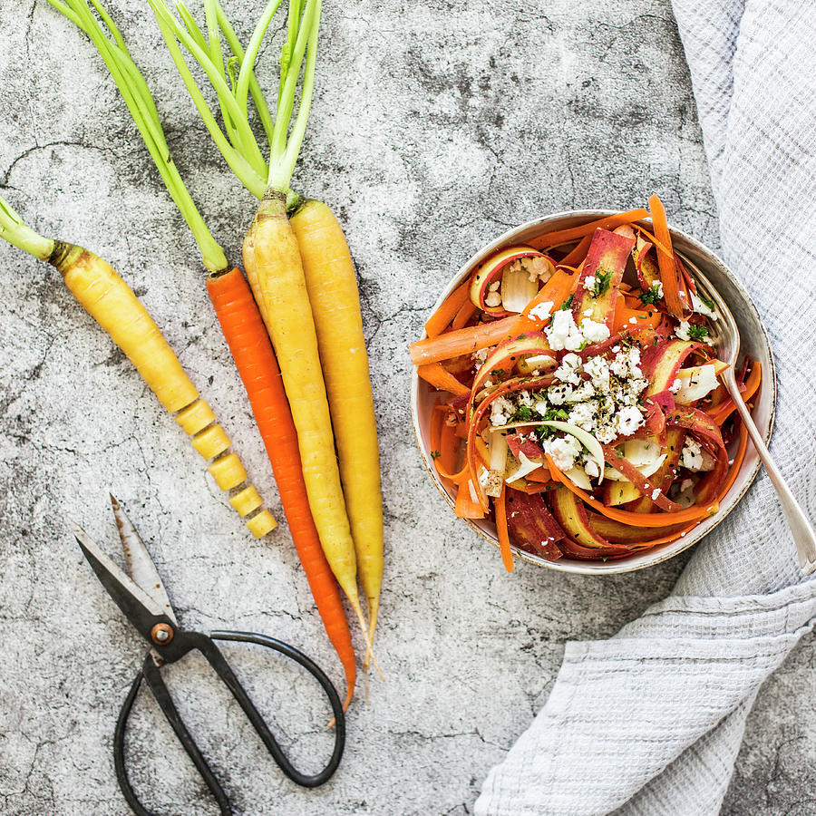 A Colourful Carrot Salad Photograph by Theveggiekitchen