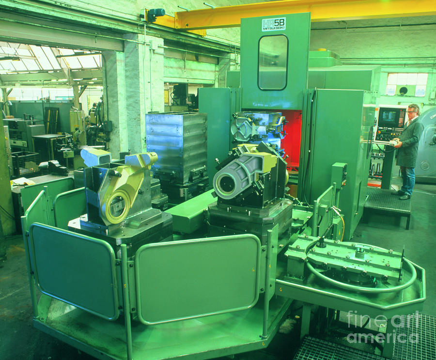 A Computer Controlled Lathe Photograph by David Parker, 600 Group