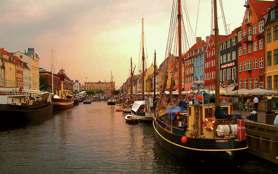 A Copenhagen Canal Photograph by Debra Kewley
