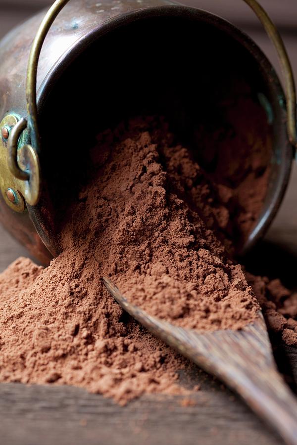 A Copper Pot And Cocoa Photograph by Hilde Mche