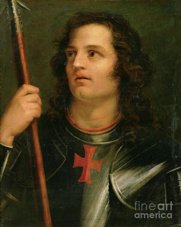 A Crusader Knight, 1793 Painting by Antonio Canova