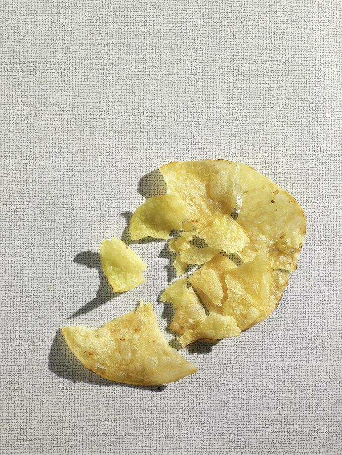 A Crushed Potato Chip view From Above Photograph by Ellert, Luzia