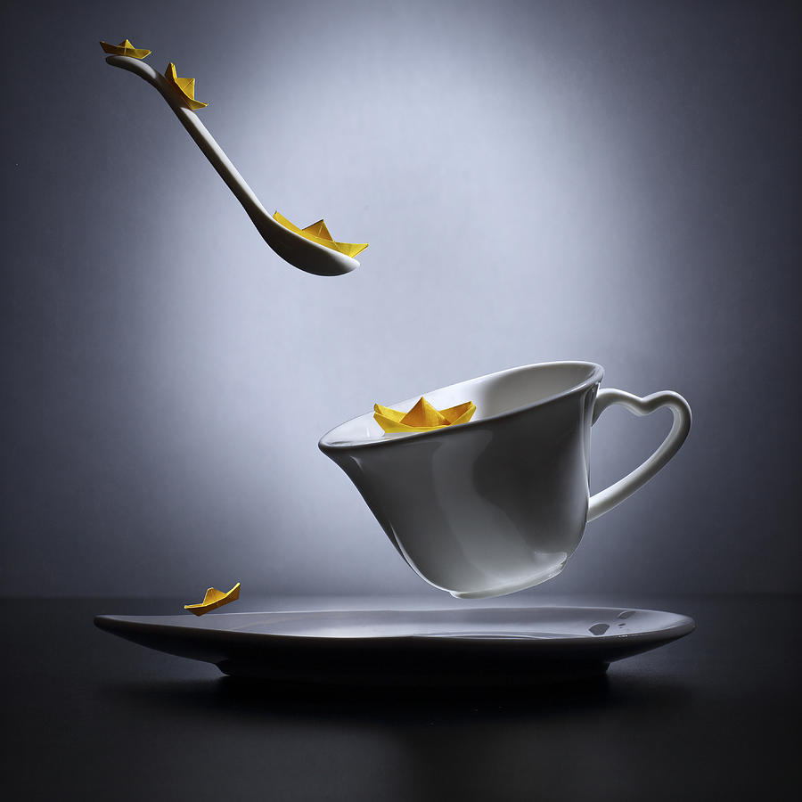 Coffee Photograph - A Cup Of Tea For A Daydreamer by Victoria Ivanova