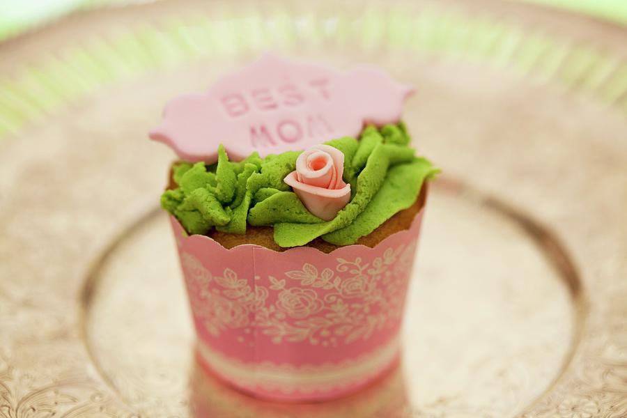 A Cupcake For Mothers Day Photograph by Creative Photo Services