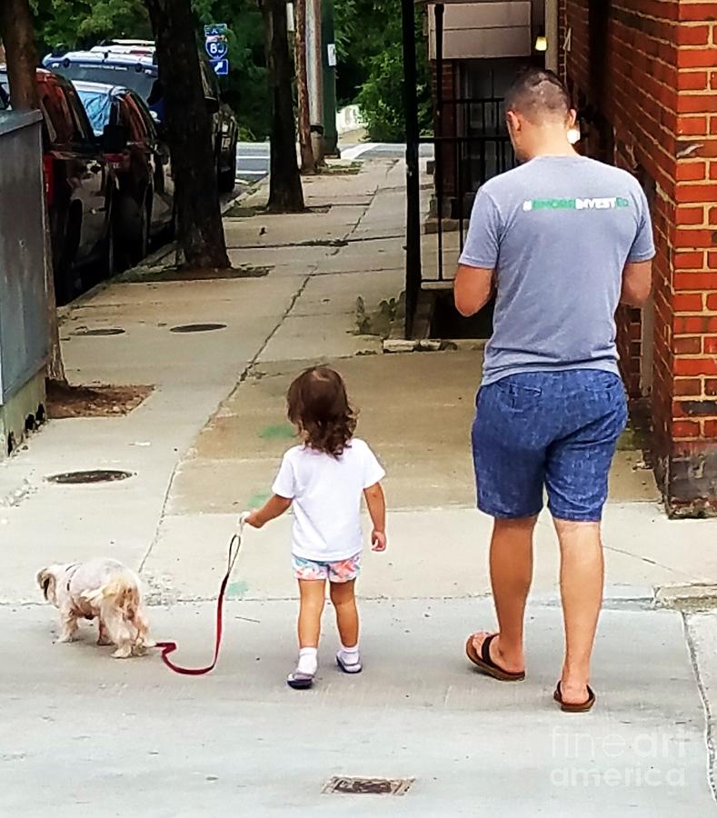 A Cute Candid Moment On The Streets Of Baltimore Photograph by Poets Eye