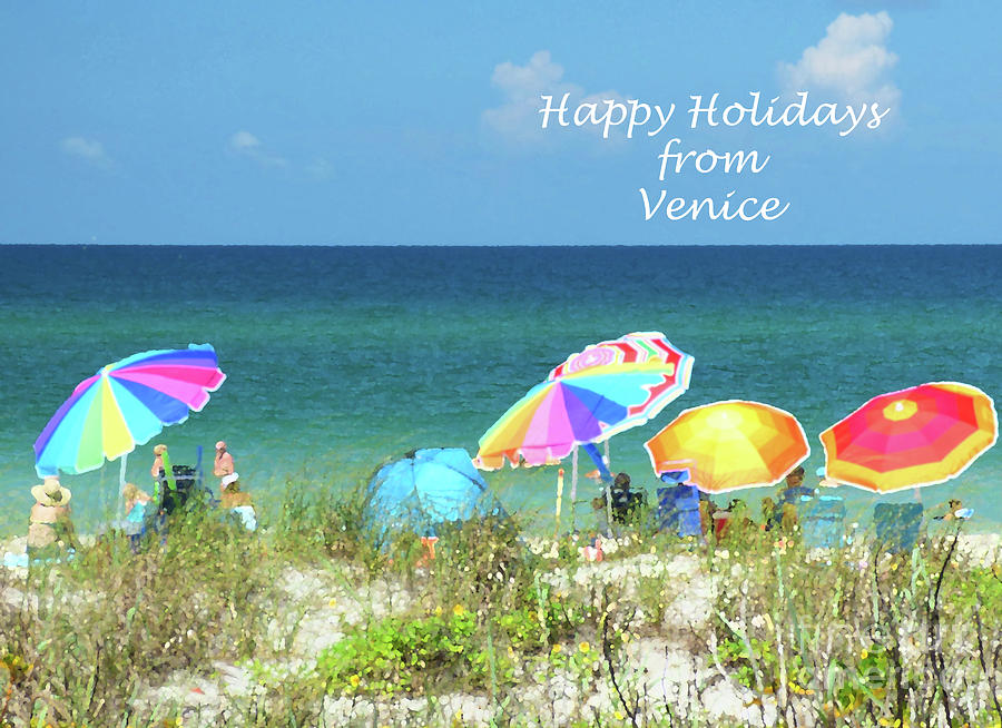 Happy Holidays from Venice 300 Painting by Sharon Williams Eng