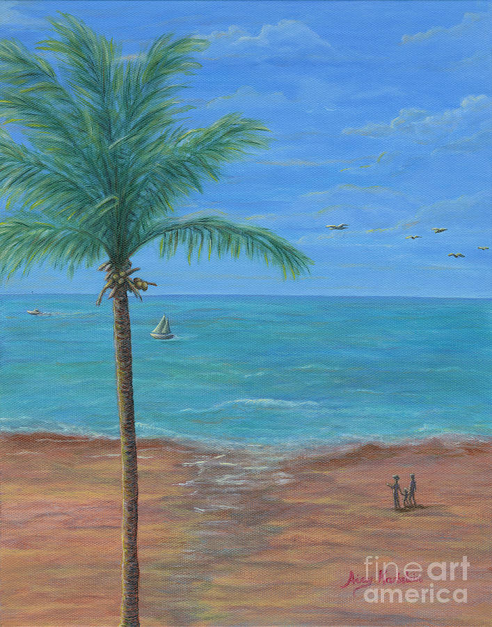 A Day in Paradise Painting by Aicy Karbstein