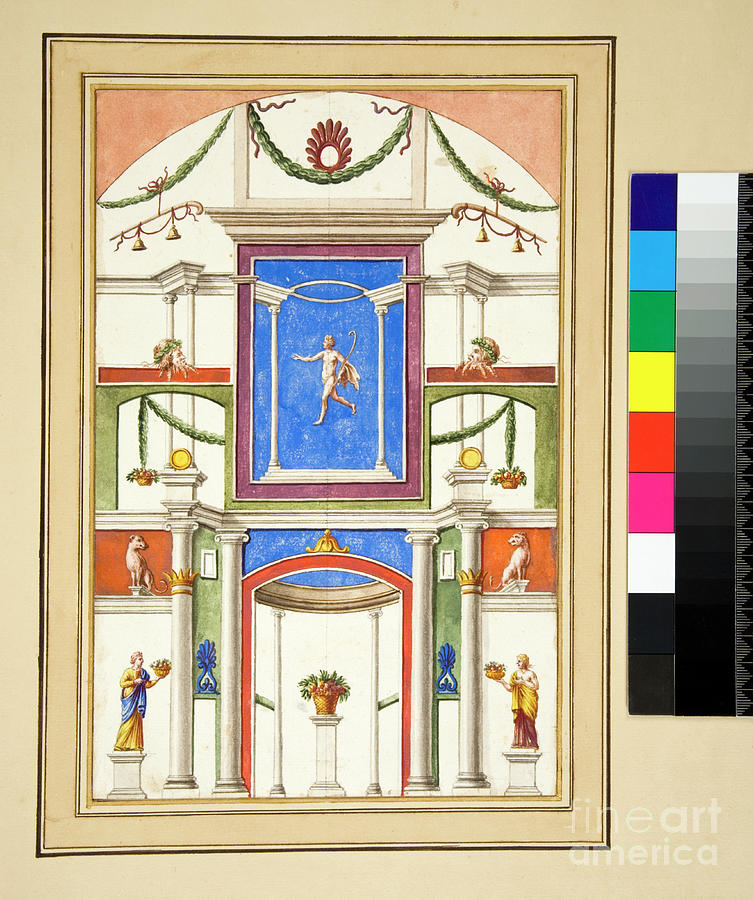 A Decorated Wall Painting by Pietro Santi Bartoli Fine Art America