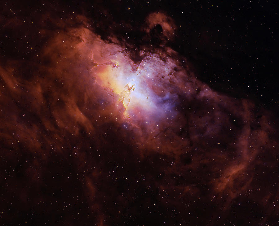 A Detailed View Of The Eagle Nebula Photograph by Roberto Colombari