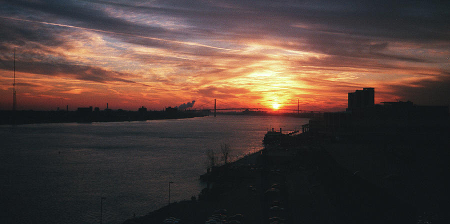 A Detroit Sunset Photograph by Rein Nomm