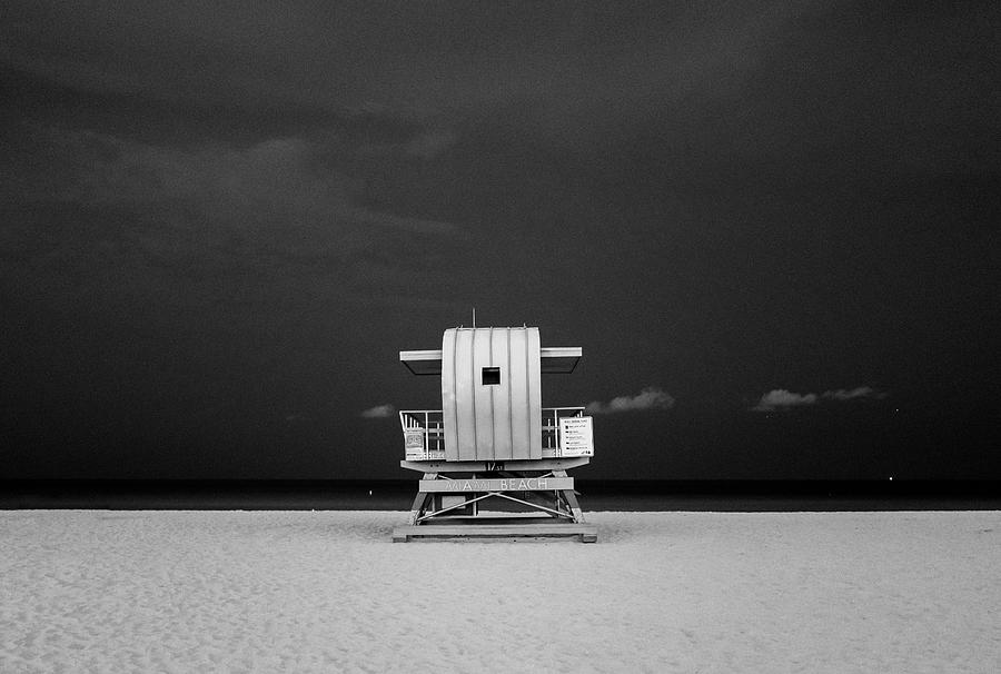 Miami Photograph - A Different Miami Beach At Night by Adrian Peralta