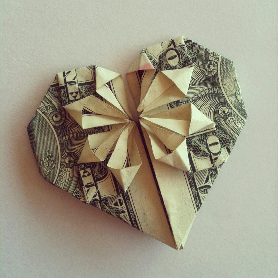 A Dollar Heart Photograph by Lasse Kristensen