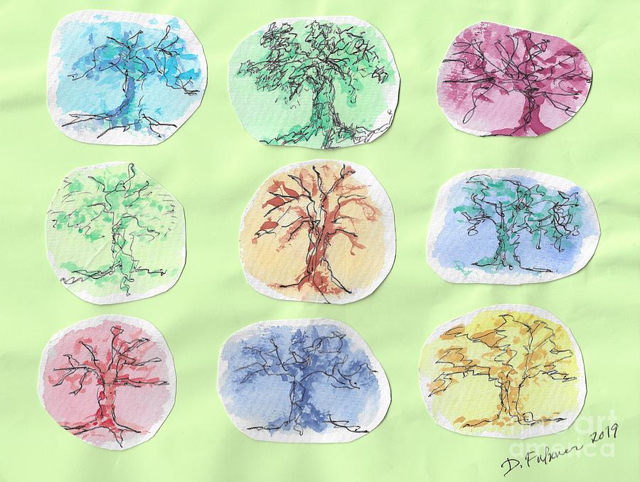 A Doodle Of Trees by Denise F Fulmer A Doodle Of Trees by Denise F Fulmer
