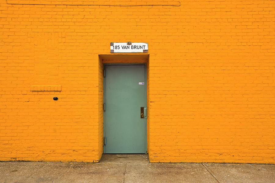 A Door In Van Brunt Street Photograph by Maremagnum