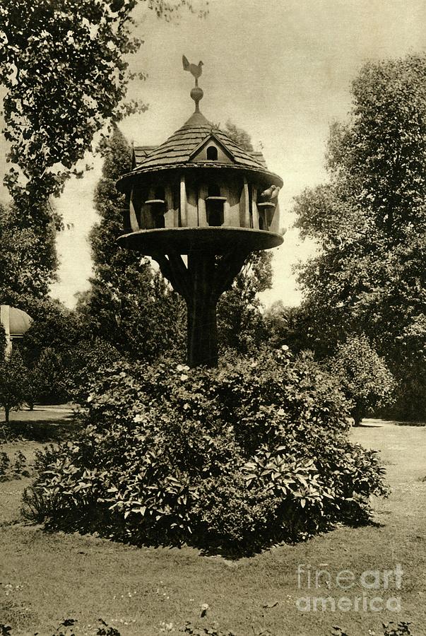 London Drawing - A Dovecote - In The Garden Of Dowager by Print Collector