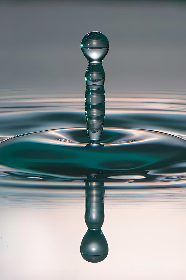 A Drop Of Life - Water Photograph by Ulrike Leinemann