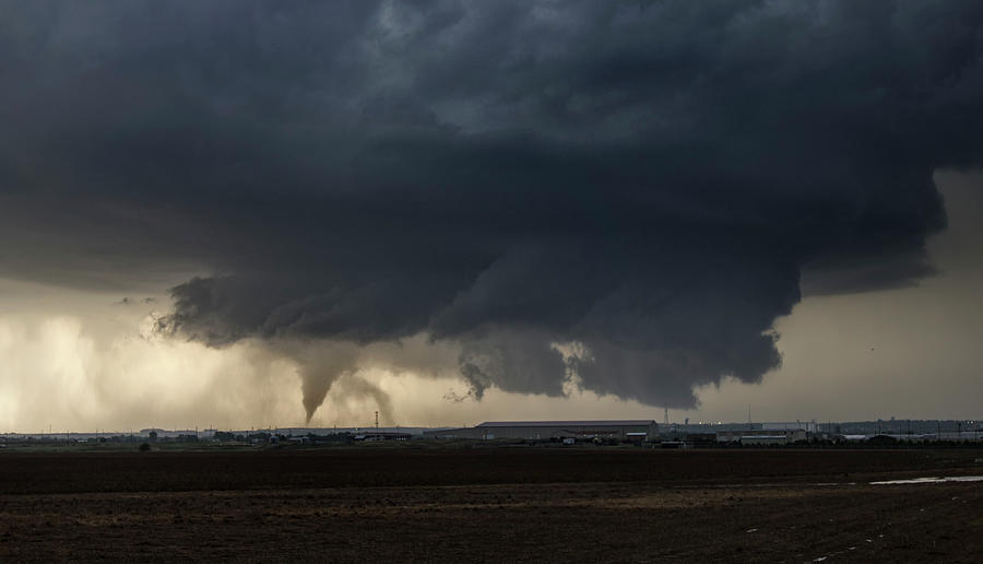 Nature Digital Art - A Dusty Tornado Touches Down Near Dodge City, Kansas, Usa by Jason Persoff Stormdoctor