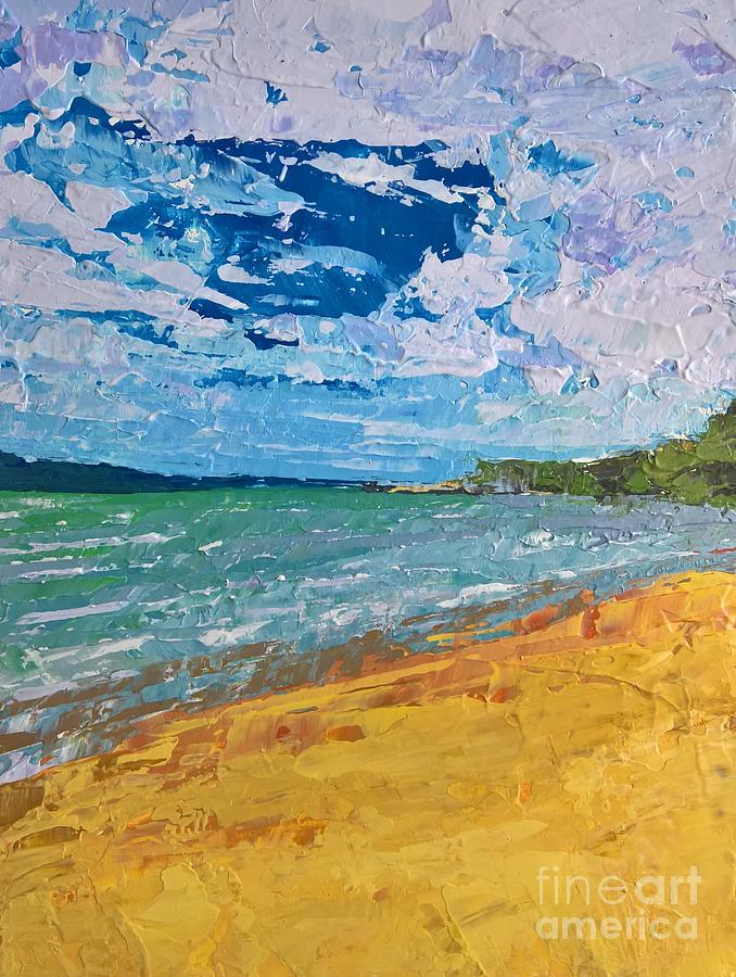 A Favorite Beach Painting by Lisa Dionne