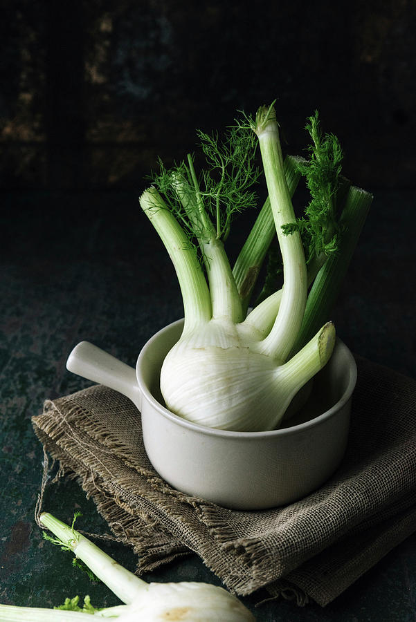 A Fennel Bulb In A Saucepan Photograph by Max D. Photography