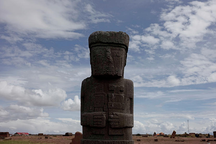 A Figure of Monolith Bennett is Seen Photograph by David Mercado - Fine ...