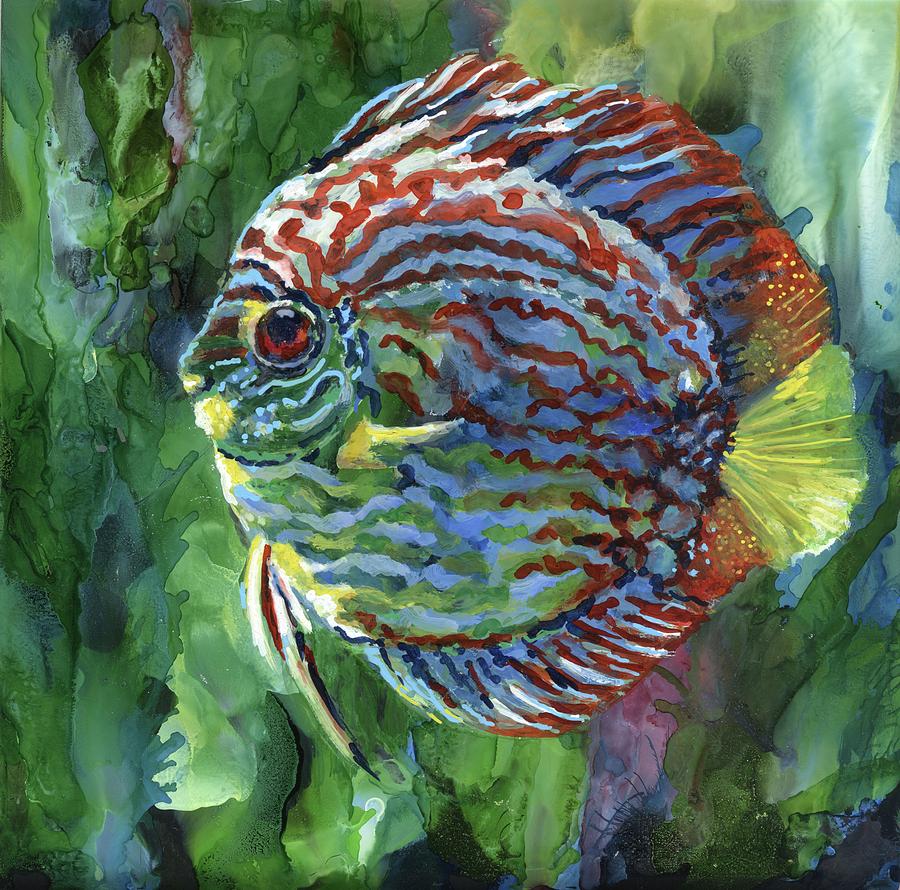 a Fish Named Finley Painting by Linda Eader - Fine Art America