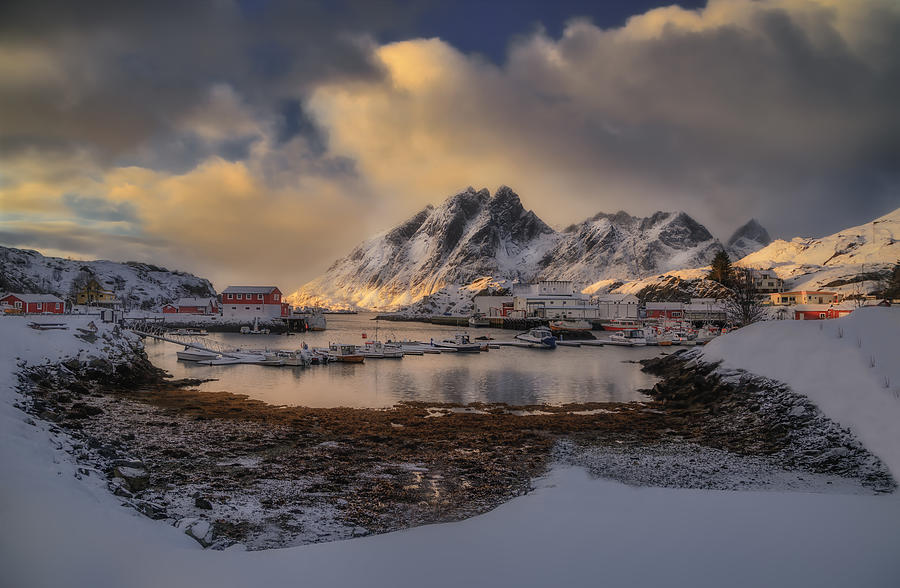 A Fishing Village In Lofoten Photograph by Jenny Qiu