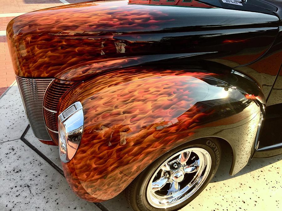 A Flaming Hot 1940 Ford Coupe Photograph by Denise Mazzocco - Fine Art ...