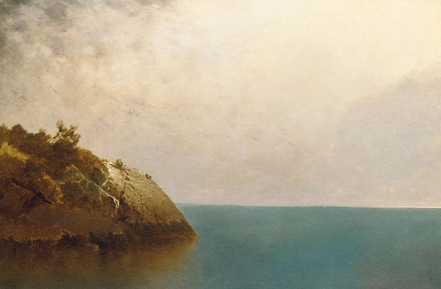 A Foggy Sky, by John Frederick Kensett, 1816-1872 Painting by John Frederick Kensett