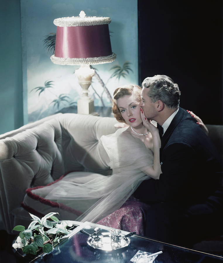 A Formal Kiss Photograph by Tom Kelley Archive