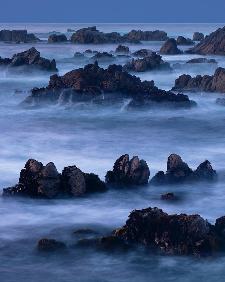 A Four Minute Time Exposure Of Ocean Photograph by Mint Images - Art Wolfe